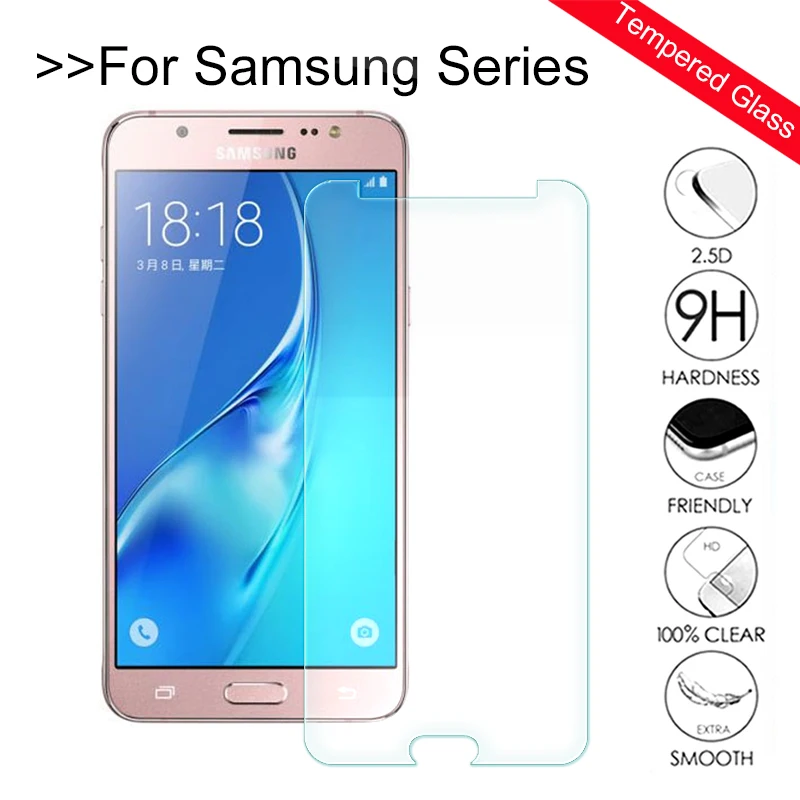 Закаленное стекло для Samsung J5 2016 J3 J1 J7 6 J 1 3 5 7 Защитная пленка экрана Galaxy J16 J36 J52016 5j 3j