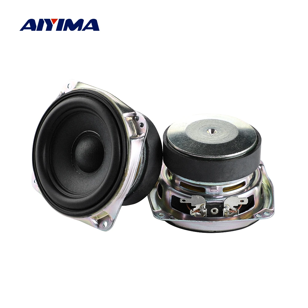AIYIMA Audio 2PCS 3 Inch Midrange Bass Speaker 4 Ohm 30W Rubber Edge Long Stroke Woofer Loudspeaker Mid-woofer Home Theater 85mm
AIYIMA Audio 2PCS 3 Inch Midrange Bass Speaker 4 Ohm 30W Rubber Edge Long Stroke Woofer Loudspeaker Mid-woofer Home Theater 85mm