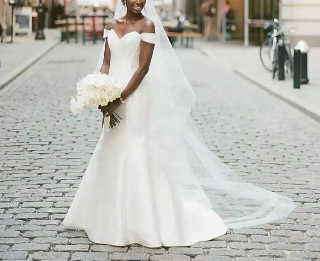 Elegant Long Mermaid Off Shoulder Wedding Dresses Floor Length Vestidos de novia Corset Back Abendkleider Bridal Gowns for Women
Elegant Long Mermaid Off Shoulder Wedding Dresses Floor Length Vestidos de novia Corset Back Abendkleider Bridal Gowns for Women