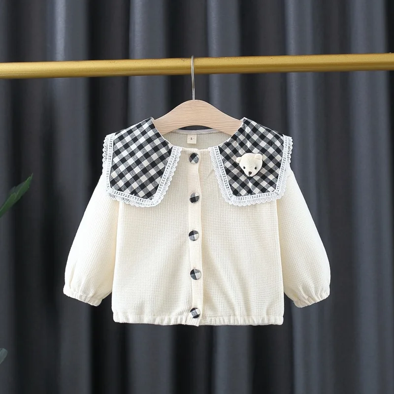 Spring Baby Girl Button Cardigan Solid Color Princess Spot Foreign Style Spring and Autumn Shawl One-piece Top
Spring Baby Girl Button Cardigan Solid Color Princess Spot Foreign Style Spring and Autumn Shawl One-piece Top