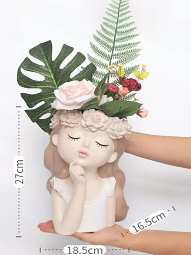 Fairy Garden Style Succulent Flowerpot Resin Personality Creative Fashion Trend Small Fresh Plants Potted Interior Decoration Li
Fairy Garden Style Succulent Flowerpot Resin Personality Creative Fashion Trend Small Fresh Plants Potted Interior Decoration Li