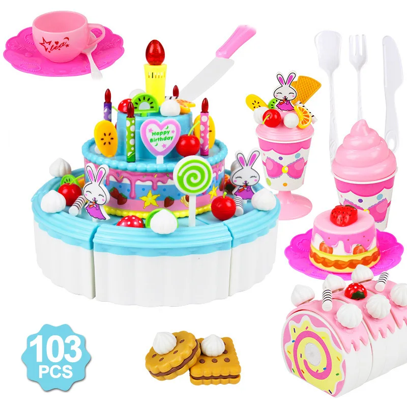 39-103Pcs Toy Sets Kids Cartoon Cake Pretend Play Kitchen Toys Fruit Cake Cutting Birthday Cake Sets Play House Toy for Children
39-103Pcs Toy Sets Kids Cartoon Cake Pretend Play Kitchen Toys Fruit Cake Cutting Birthday Cake Sets Play House Toy for Children