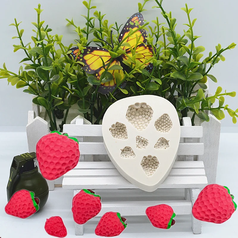 Strawberry Silicone Mold Resin Kitchen Baking Tool DIY Cake Fondant Pastry Mould Dessert Chocolate Lace Decoration Supplies
Strawberry Silicone Mold Resin Kitchen Baking Tool DIY Cake Fondant Pastry Mould Dessert Chocolate Lace Decoration Supplies