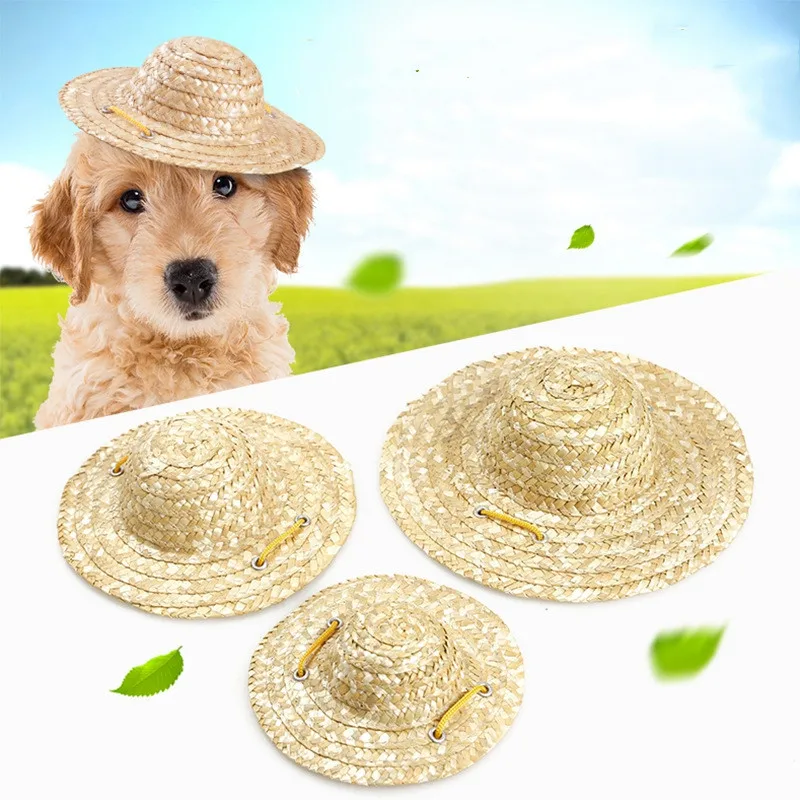 Pet Dog Hat Cap Summer Fashion Straw Hat for Dogs Cats Casual Puppy Cap for Small Large Dogs Hat Chihuahua Golden Retriever
Pet Dog Hat Cap Summer Fashion Straw Hat for Dogs Cats Casual Puppy Cap for Small Large Dogs Hat Chihuahua Golden Retriever