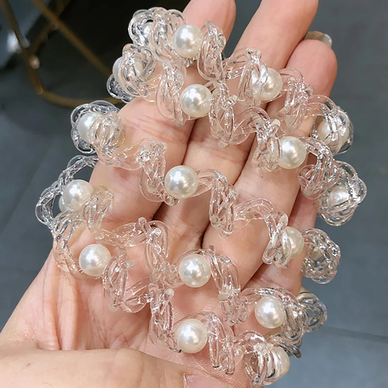 Pearl Hairbands for Women Girls Transparent Hair Scrunchies Elastic Bands Hairband Ponytail Holder Tie Gum Hair Accessories
Pearl Hairbands for Women Girls Transparent Hair Scrunchies Elastic Bands Hairband Ponytail Holder Tie Gum Hair Accessories