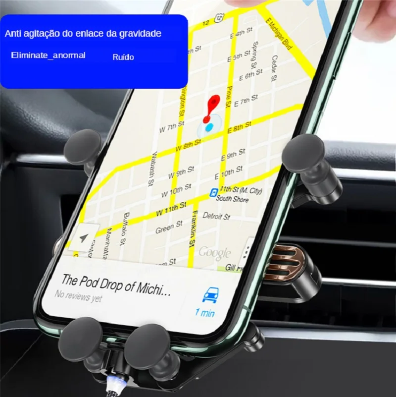 New Style Car Phone Holder Strip Car Air Outlet-Mobile Phone Bracket Car Universal Navigation Gravity Holder
New Style Car Phone Holder Strip Car Air Outlet-Mobile Phone Bracket Car Universal Navigation Gravity Holder