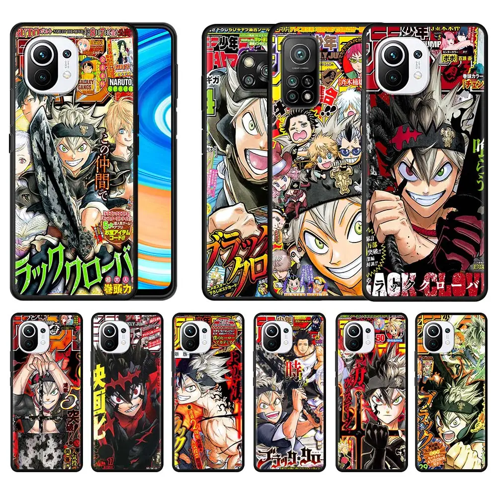 Manga Anime Black Clover Black Case For Xiaomi Mi Poco X3 NFC 10T Pro 5G 11x M3 Note 10 Lite 9T 11 A2 9 Shell Phone Cover Funda
Manga Anime Black Clover Black Case For Xiaomi Mi Poco X3 NFC 10T Pro 5G 11x M3 Note 10 Lite 9T 11 A2 9 Shell Phone Cover Funda