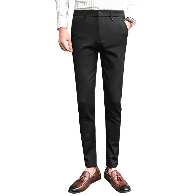 2020 Business Dress Pants Men Classic Formal Wedding Suits Pants Casual Slim Office Social Streetwear Trousers Pantalon Homme
2020 Business Dress Pants Men Classic Formal Wedding Suits Pants Casual Slim Office Social Streetwear Trousers Pantalon Homme
