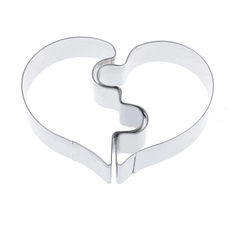 2 Pcs Heart Cookie Molds Left Right Heart Shaped Cookie Cutter Funny Love Wedding Puzzles Romantic Cookies Mold Biscuits Stamp
2 Pcs Heart Cookie Molds Left Right Heart Shaped Cookie Cutter Funny Love Wedding Puzzles Romantic Cookies Mold Biscuits Stamp