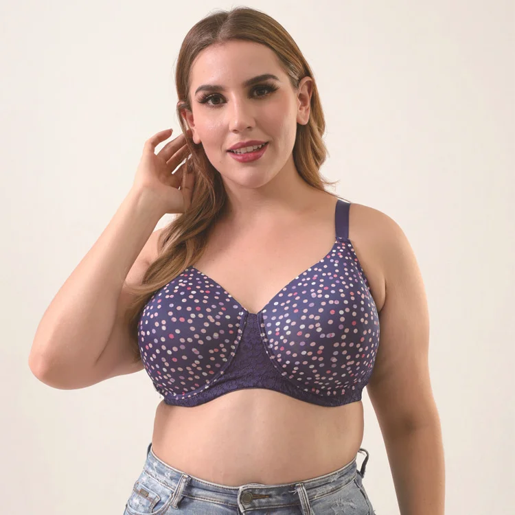 2020 Large Color Dot Large Bra with Steel Ring Anti Sagging Large Print Underwear
2020 Large Color Dot Large Bra with Steel Ring Anti Sagging Large Print Underwear