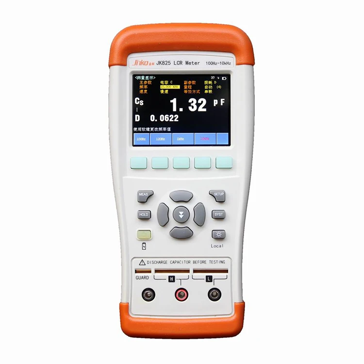 JK824 Handheld LCR Digital Bridge Capacitance Tester High Precision Inductance Meter Resistance Tester Electronic Lab Equipment
JK824 Handheld LCR Digital Bridge Capacitance Tester High Precision Inductance Meter Resistance Tester Electronic Lab Equipment
