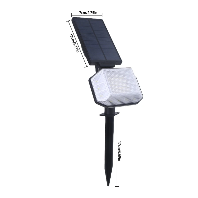 LED Landscape Spotlights Waterproof Outdoor Solar Powered Security Wall Lights Landscaping Lightings for Garden and Lawn
LED Landscape Spotlights Waterproof Outdoor Solar Powered Security Wall Lights Landscaping Lightings for Garden and Lawn