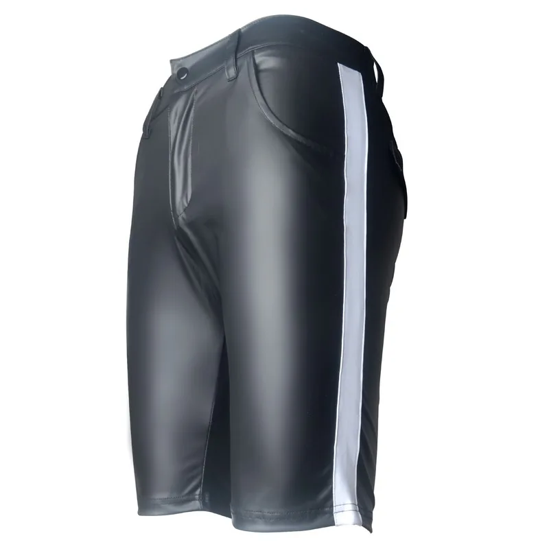 Faux Leather Pants Shorts Pocket Tight Fitness Casual Long Shorts Wetlook Party Clubwear Boxershort Plus Size Latex Exotic Pants
Faux Leather Pants Shorts Pocket Tight Fitness Casual Long Shorts Wetlook Party Clubwear Boxershort Plus Size Latex Exotic Pants
