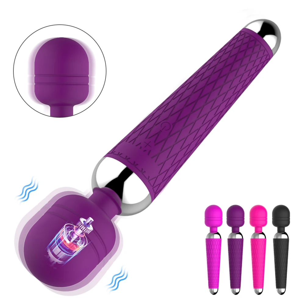 

10 Speeds AV Magic Wand Vibrators Powerful G Spot Clitoris Stimulator Massager Vibrating Dildo Adult Sex Toys for Women Adults