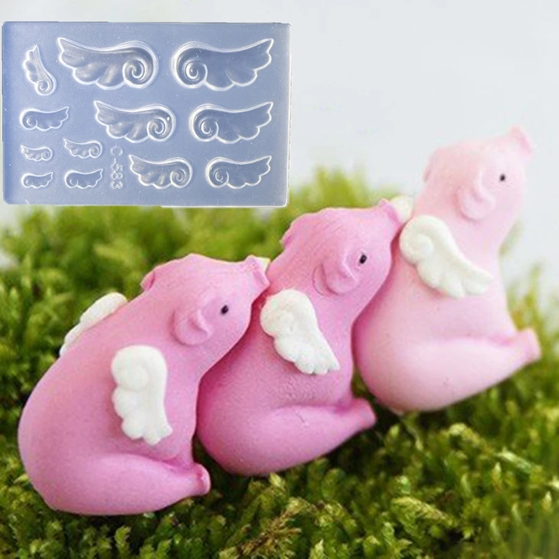 2Pcs Mini Angel Wing Epoxy Resin Mold Nail Decorations Silicone Mould DIY Crafts Jewelry Casting Tools
2Pcs Mini Angel Wing Epoxy Resin Mold Nail Decorations Silicone Mould DIY Crafts Jewelry Casting Tools