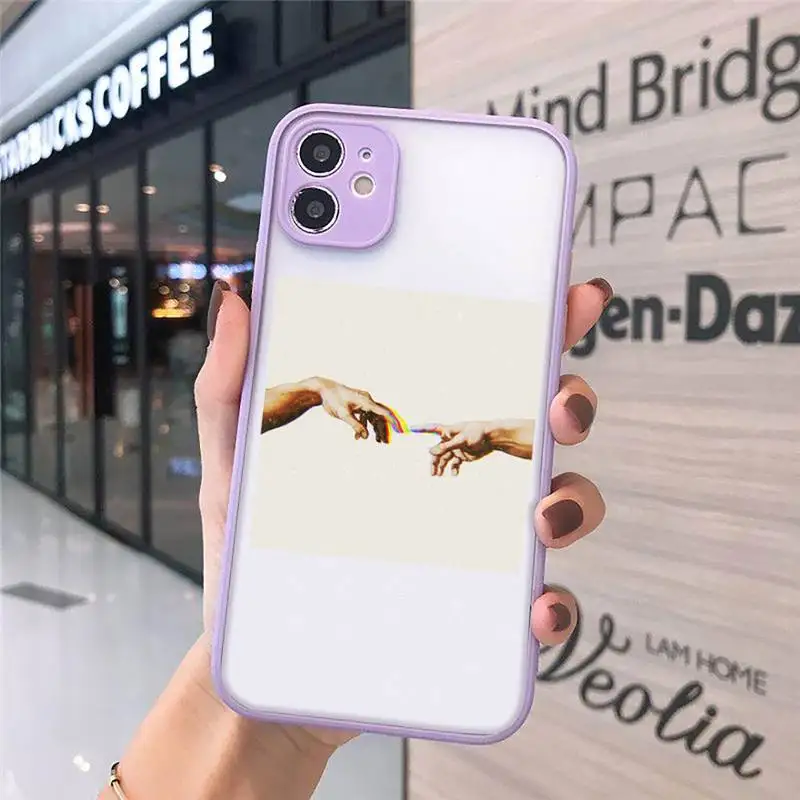 Art Abstract Paintings fingers Phone Case matte transparent For iphone 7 8 11 12 plus mini x xs xr pro max cover
Art Abstract Paintings fingers Phone Case matte transparent For iphone 7 8 11 12 plus mini x xs xr pro max cover