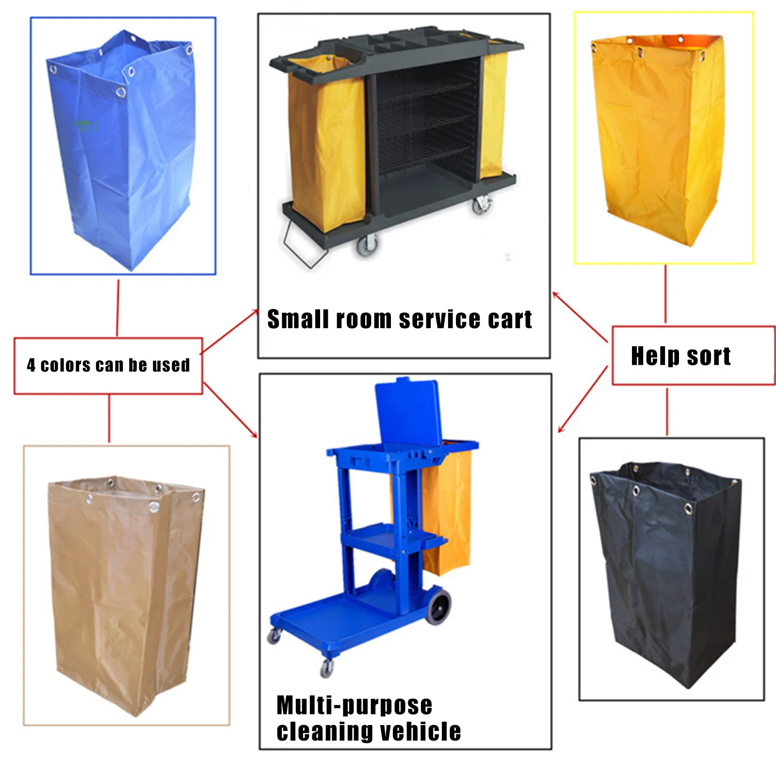 Hot Sale Waterproof Multifunctional Cleaning Bag with High Capacity Housekeeping Thickened Cleaning Cart Bags X85
Hot Sale Waterproof Multifunctional Cleaning Bag with High Capacity Housekeeping Thickened Cleaning Cart Bags X85