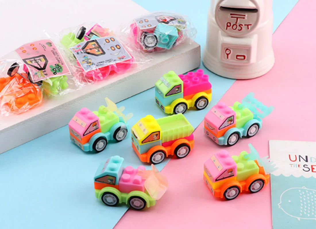 1PCS Kids Birthday Party Favor DIY Assemble Vehicle Baby Shower Favor Cute Giveaway Party Bag Filler Small Gift Present
1PCS Kids Birthday Party Favor DIY Assemble Vehicle Baby Shower Favor Cute Giveaway Party Bag Filler Small Gift Present