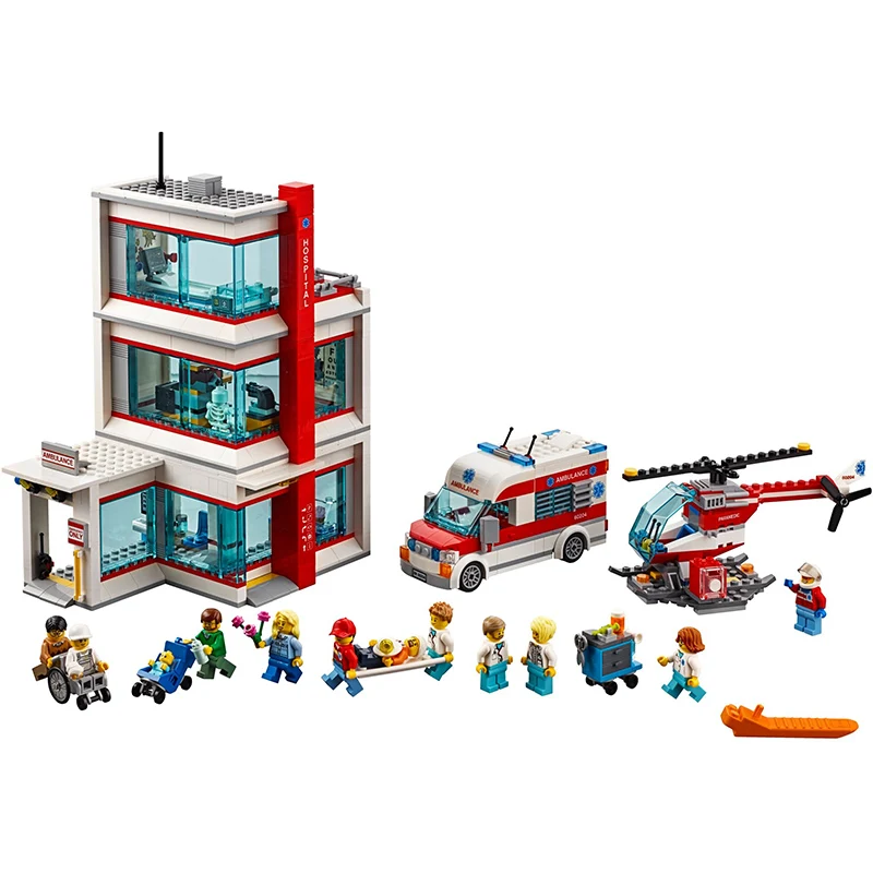 In Stock 2021 New 02113 City Hospital Center Toy Building Blocks Children's Birthday Gifts DIY Assembled Toys 964pcs
In Stock 2021 New 02113 City Hospital Center Toy Building Blocks Children's Birthday Gifts DIY Assembled Toys 964pcs