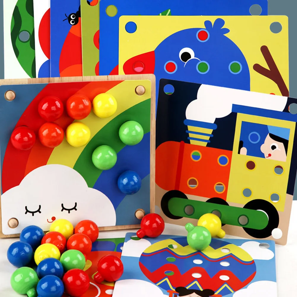 DIY Mushroom Nail Beads Puzzle Wooden Plastic Art Board Educational Toys Board Mushroom Nails Puzzle Kit Color Recognition Educ
DIY Mushroom Nail Beads Puzzle Wooden Plastic Art Board Educational Toys Board Mushroom Nails Puzzle Kit Color Recognition Educ