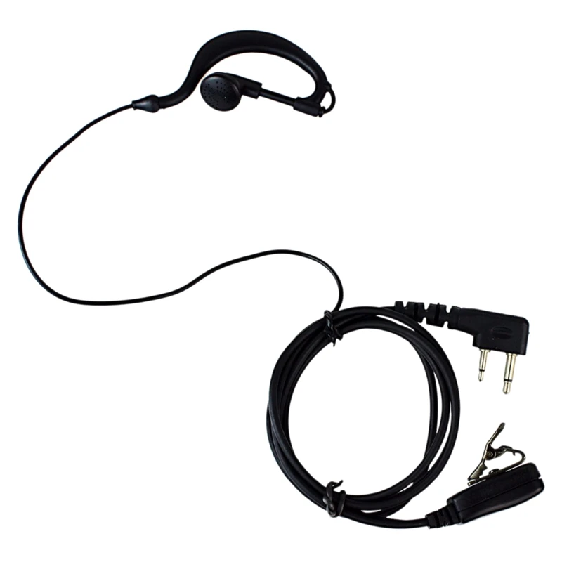 AABB-Walkie Talkie Ptt Mic Radio Earpiece Headset for Icom Ic-F11 Ic-F11S Ic-F31 Maxon Sl25 Vertex Vx-200 Cobra Hh37St | Электроника