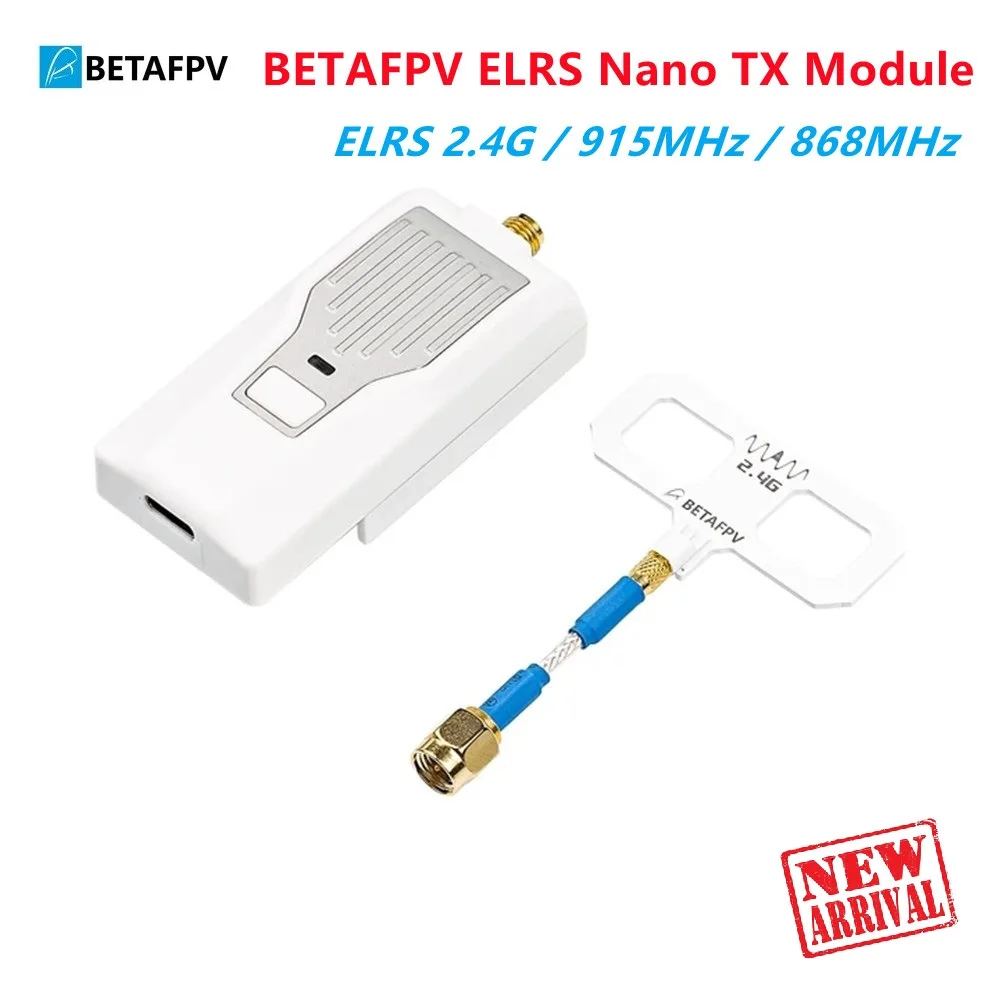 BETAFPV ELRS Nano TX Module 2.4G 915MHz 868MHz Nano TX Module for TBS Tango 2 Pro FRSKY X-Lite X9 Lite Long Range Transmitter
BETAFPV ELRS Nano TX Module 2.4G 915MHz 868MHz Nano TX Module for TBS Tango 2 Pro FRSKY X-Lite X9 Lite Long Range Transmitter