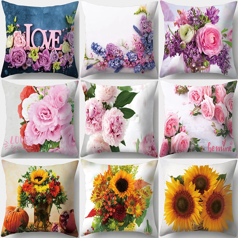 Pink Rose Flower Pattern Decorative Cushions Pillowcase Polyester Cushion Cover Throw Pillow Sofa Decoration Pillowcover 40827
Pink Rose Flower Pattern Decorative Cushions Pillowcase Polyester Cushion Cover Throw Pillow Sofa Decoration Pillowcover 40827