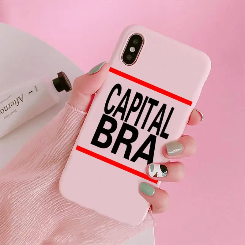 Capital Bra German rapper Phone Case Candy Color Pink for iPhone 11 pro XS MAX 8 7 6 6S Plus X 5S SE 2020 XR
Capital Bra German rapper Phone Case Candy Color Pink for iPhone 11 pro XS MAX 8 7 6 6S Plus X 5S SE 2020 XR