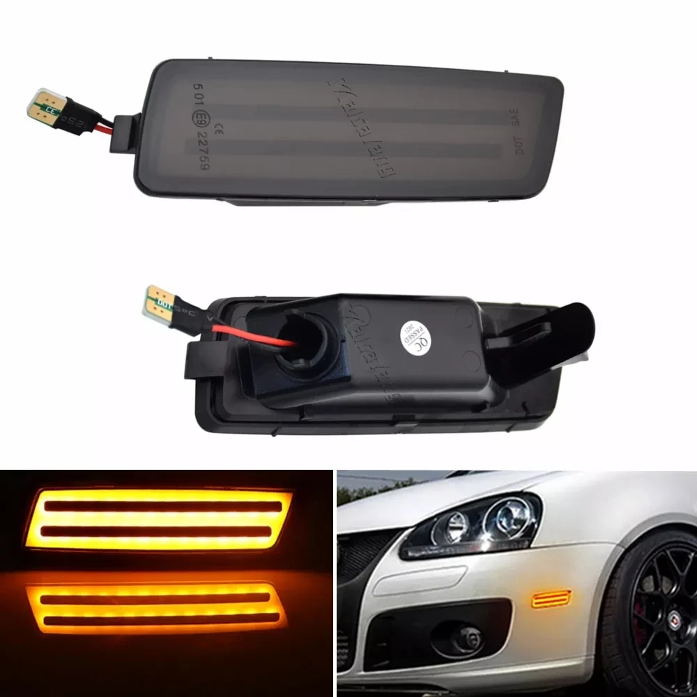 Светодиодные боковые габаритные огни на передний бампер для Volkswagen MK5 Golf/GTI Rabbit Jetta MK6 Golf TDI 1K5945071A 1K5945072A
Светодиодные боковые габаритные огни на передний бампер для Volkswagen MK5 Golf/GTI Rabbit Jetta MK6 Golf TDI 1K5945071A 1K5945072A