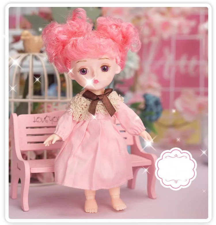 Шарнирная кукла 16 см сменный костюм принцессы Ding Loli Pony BJD игрушечные украшения