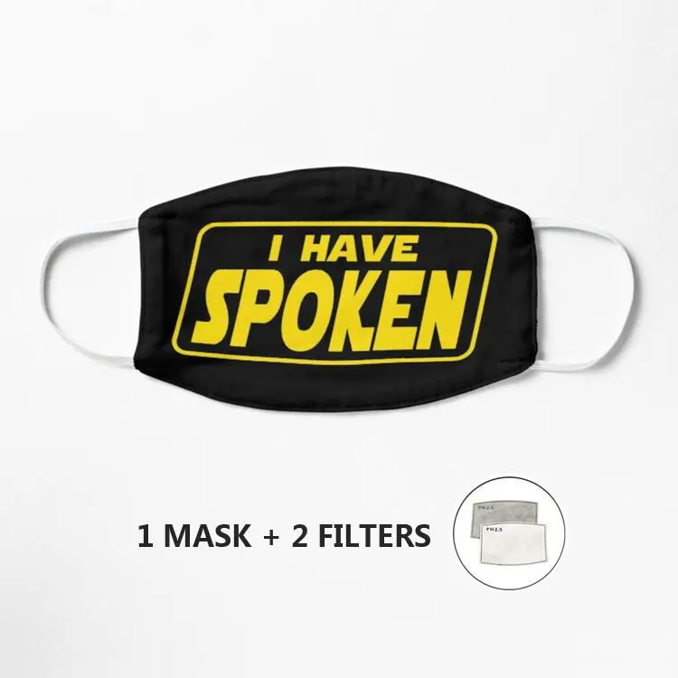 Double Value Sticker Pack - I Have Spoken Mask Streetwear Mouth Mask Reusable Mask Washable shield Masque Face Mask Mascarilla
Double Value Sticker Pack - I Have Spoken Mask Streetwear Mouth Mask Reusable Mask Washable shield Masque Face Mask Mascarilla