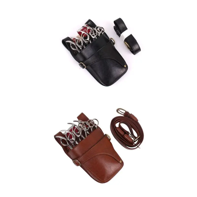 Hair Scissor Holster Pouch with Waist Shoulder Belt for Hairdressers Barber PU Leather Shears Hairdressing Tool Case Bag Holder
Hair Scissor Holster Pouch with Waist Shoulder Belt for Hairdressers Barber PU Leather Shears Hairdressing Tool Case Bag Holder