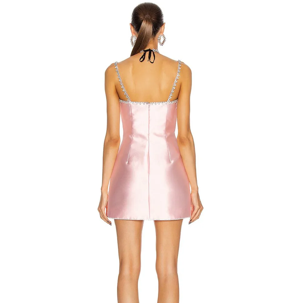 Swtao Women Summer Sexy Sleeveless Crystal Diamonds Purple Pink Party Dress 2021 Ladies Elegant Bodycon Dress Vestidos
Swtao Women Summer Sexy Sleeveless Crystal Diamonds Purple Pink Party Dress 2021 Ladies Elegant Bodycon Dress Vestidos
