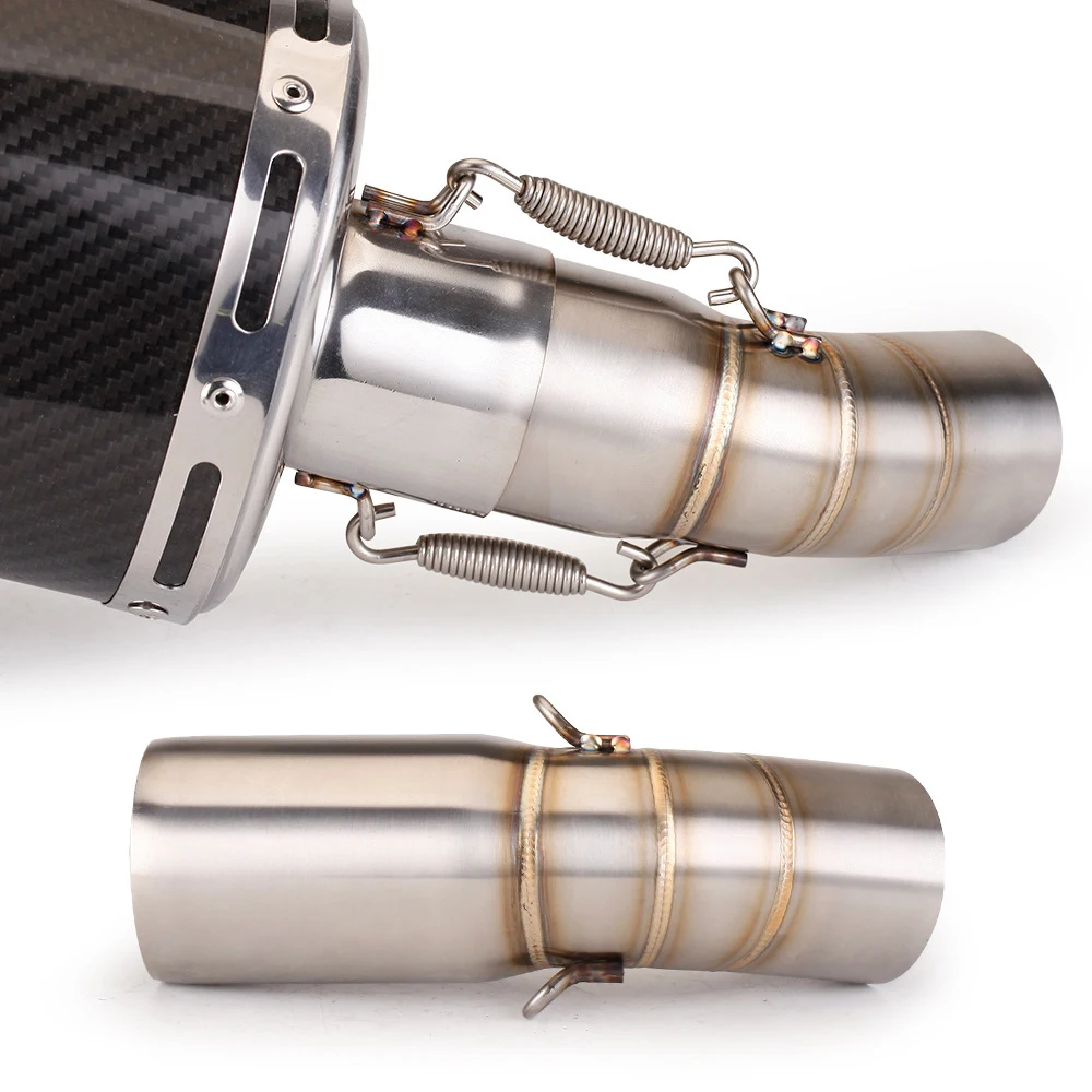 Motorcycle Slip-on Muffler 51mm Middle Link Pipe Fit for Benelli Leoncino 500 BJ500 Exhaust Stainless Steel Slip On Connect Tube
Motorcycle Slip-on Muffler 51mm Middle Link Pipe Fit for Benelli Leoncino 500 BJ500 Exhaust Stainless Steel Slip On Connect Tube