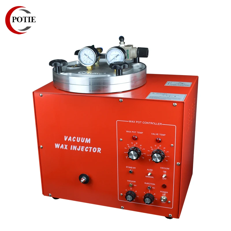 

Jewelry Tools and Equipment 110V/220V Red Color Mini Vacuum Pressure Wax Injector Digital Casting Device Wax Injection Machine
