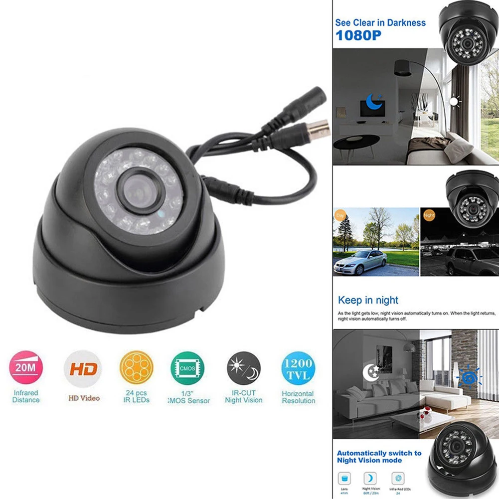 Dome Weatherproof Infrared Night Vision Security Surveillance HD Home Bus Plastic 1200TVL Mini Indoor Camera
Dome Weatherproof Infrared Night Vision Security Surveillance HD Home Bus Plastic 1200TVL Mini Indoor Camera