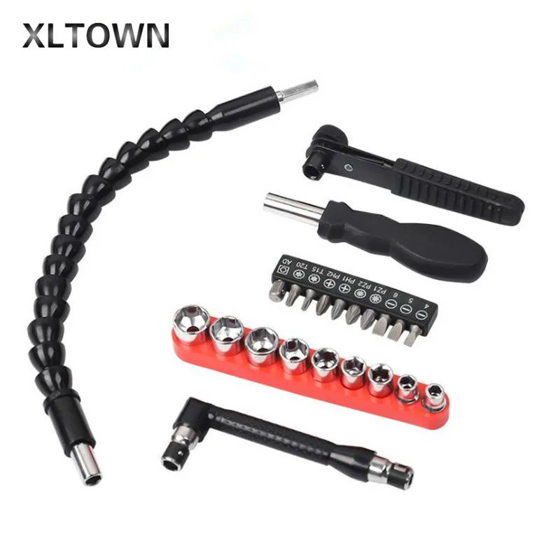 Screwdriver Bit connection soft shaft Electric drill extension link connection Multi-function charge drill universal joint
Screwdriver Bit connection soft shaft Electric drill extension link connection Multi-function charge drill universal joint