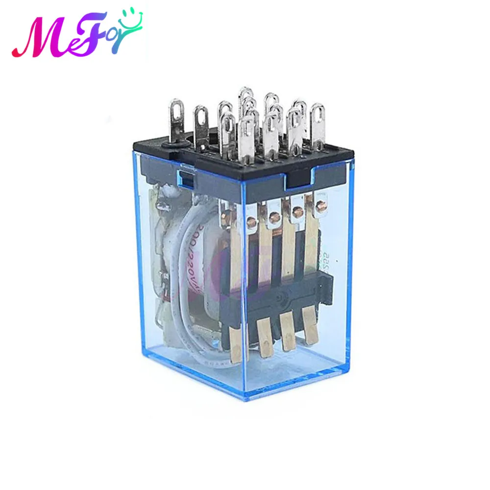 HH54P MY4NJ small Electromagnetic relay Power Relay DC12V DC24V AC110V AC220V Coil 4NO 4NC DIN Rail 14 pins
HH54P MY4NJ small Electromagnetic relay Power Relay DC12V DC24V AC110V AC220V Coil 4NO 4NC DIN Rail 14 pins