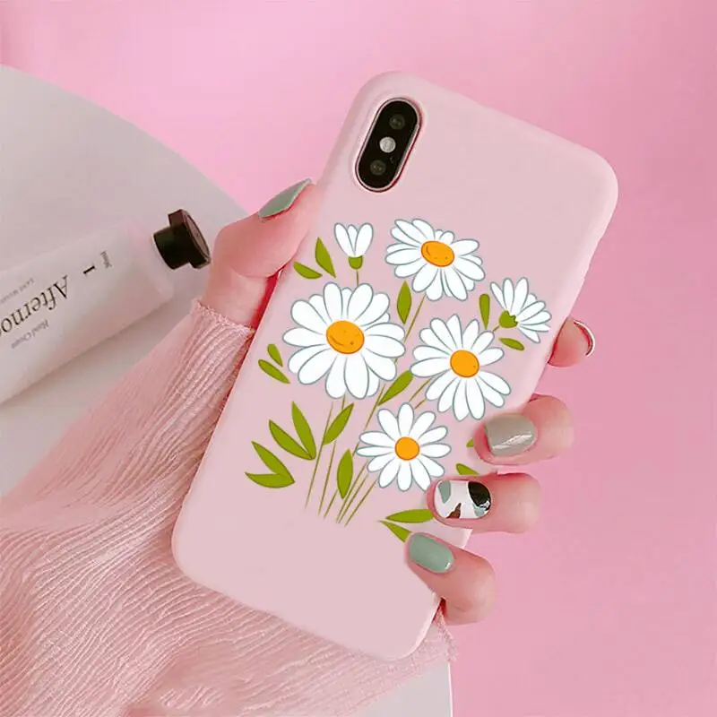 Flower daisy Phone Case Candy Color Pink for iPhone 11 pro XS MAX 8 7 6 6S Plus X 5S SE 2020 XR
Flower daisy Phone Case Candy Color Pink for iPhone 11 pro XS MAX 8 7 6 6S Plus X 5S SE 2020 XR