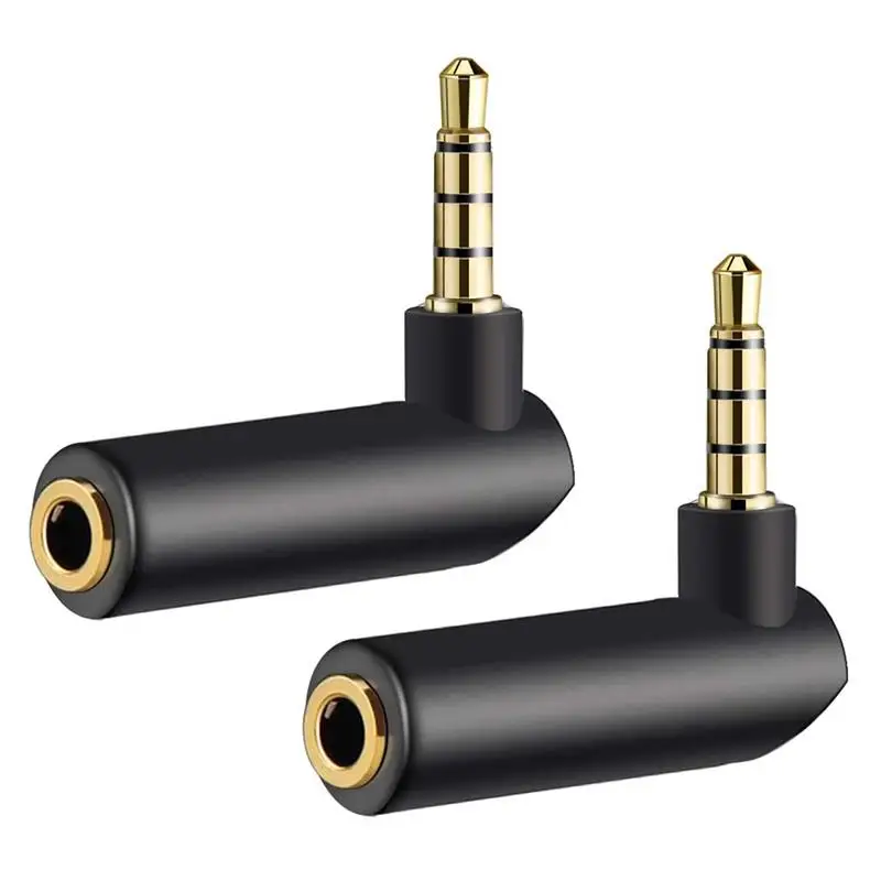 2PCS 3.5mm Male to Female 90 Degree Right Angled Adapter Converter Headphone Audio Microphone Jack Stereo Plug Connector
2PCS 3.5mm Male to Female 90 Degree Right Angled Adapter Converter Headphone Audio Microphone Jack Stereo Plug Connector