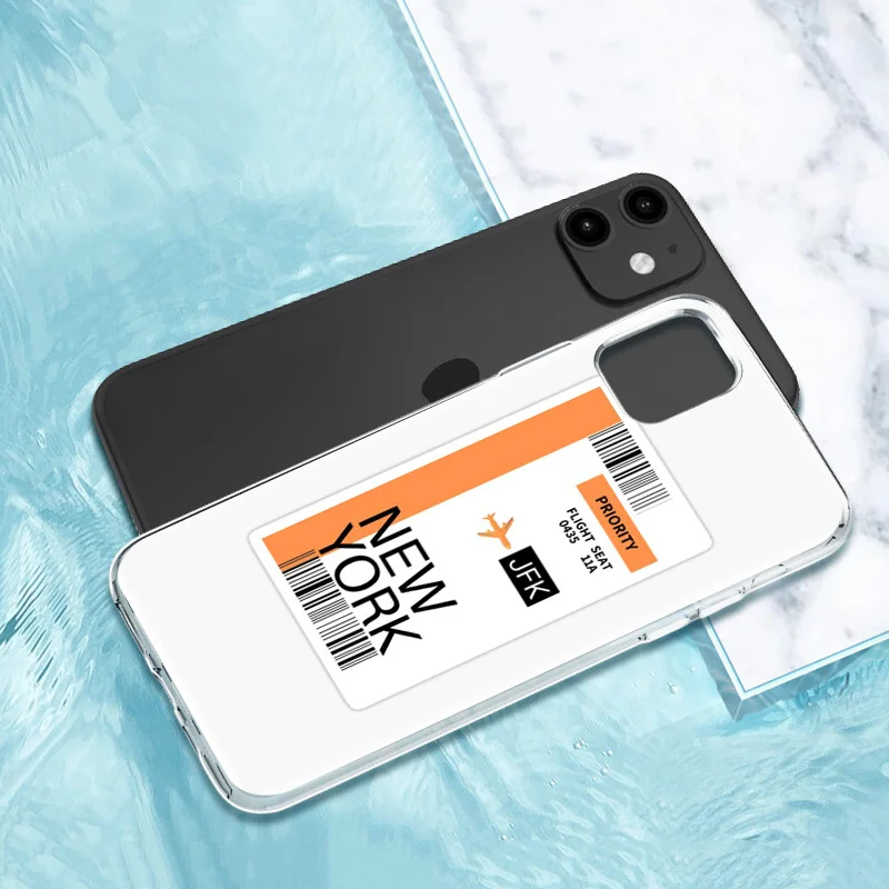 Soft Capa For Apple iPhone 12 11 Pro 7 8 Max X XS XR 6 6S Plus 5 5S SE 2020 Tampa Phone Case Coque Fly Ticket City London Tokyo
Soft Capa For Apple iPhone 12 11 Pro 7 8 Max X XS XR 6 6S Plus 5 5S SE 2020 Tampa Phone Case Coque Fly Ticket City London Tokyo