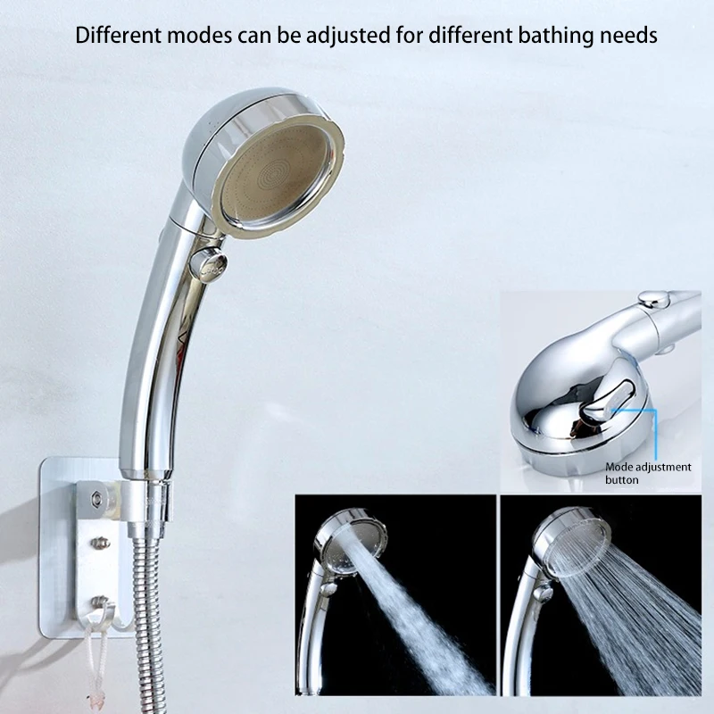 Shower Head Hand Shower Adjustable 3 Mode High Pressure Shower Head Water Saving One Button To Stop Water Shower Heads
Shower Head Hand Shower Adjustable 3 Mode High Pressure Shower Head Water Saving One Button To Stop Water Shower Heads