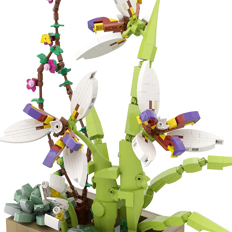 MOC Vase Potted Flowers DIY Orchid Plants Green orchid Blossom Building Blocks Brick MINI Model For Kids DIY Educational Toys
MOC Vase Potted Flowers DIY Orchid Plants Green orchid Blossom Building Blocks Brick MINI Model For Kids DIY Educational Toys