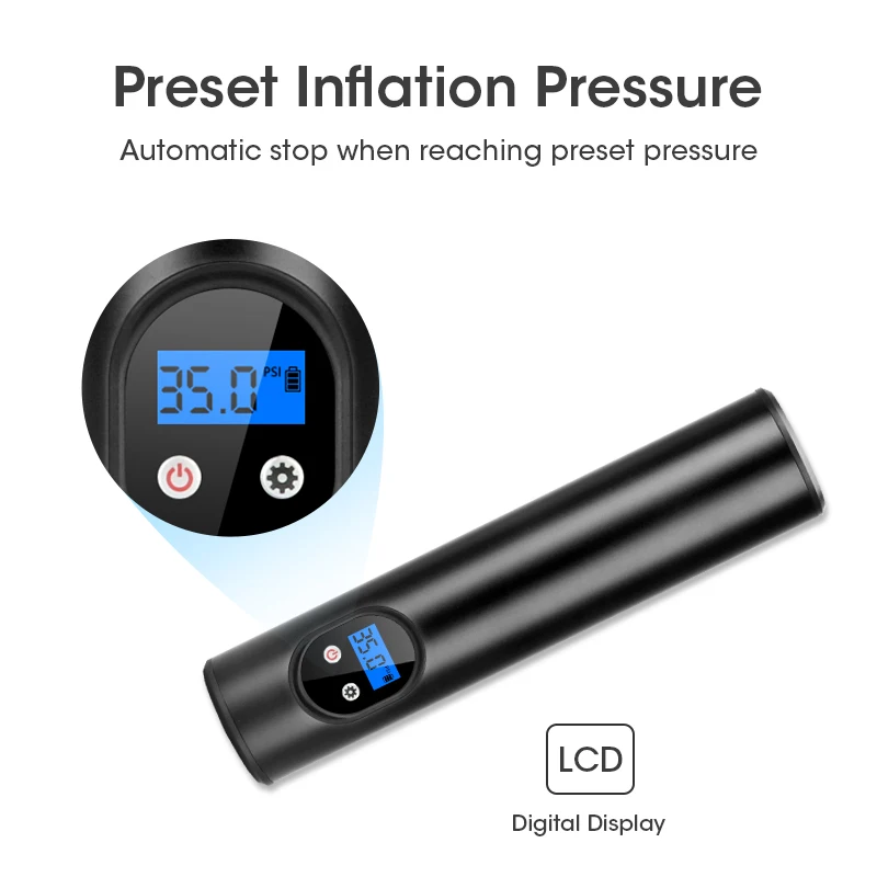 Mini Portable Compressor Inflatable Pump Air compressor Tyre Inflator USB 150 PSl Rechargeable For Car Motorcycle Balls | Автомобили и