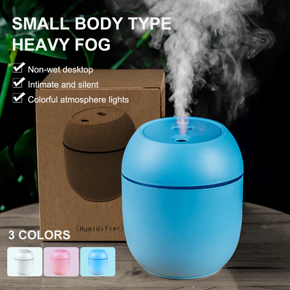 Portable Air Humidifier 250ML Essential Oil Diffuser 2 Modes USB Auto Off with LED Light for Home Car Mist Maker Face Steamer
Portable Air Humidifier 250ML Essential Oil Diffuser 2 Modes USB Auto Off with LED Light for Home Car Mist Maker Face Steamer