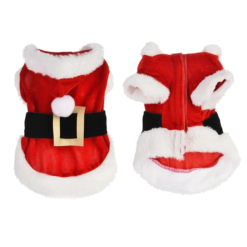 Santa Pet Dog Costume Christmas Clothes for Small Dogs Winter Dog Hooded Coat Jackets Puppy Cat Clothing Chihuahua Yorkie Outfit
Santa Pet Dog Costume Christmas Clothes for Small Dogs Winter Dog Hooded Coat Jackets Puppy Cat Clothing Chihuahua Yorkie Outfit