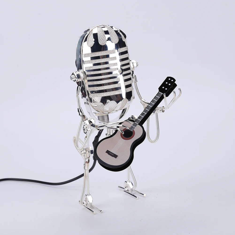 Creativity USB Warm Lighting Lamp Microphone Robot Play Guitar Crafts Props Gifts Light Home Party Decor
Creativity USB Warm Lighting Lamp Microphone Robot Play Guitar Crafts Props Gifts Light Home Party Decor