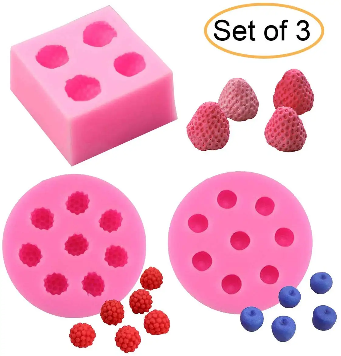 Silicone Candle Molds Mini 3d Strawberry Raspberry BlueberryTangerine Segment Fruit Fondant Mulberry Wax Melts Soap Making Mold
Silicone Candle Molds Mini 3d Strawberry Raspberry BlueberryTangerine Segment Fruit Fondant Mulberry Wax Melts Soap Making Mold