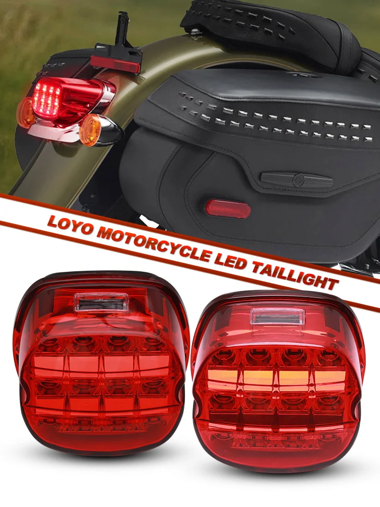 DOT Approved Brake Stop Light Running Light Motorcycle LED Taillight For Harley Sportster Dyna Softail Touring Road Fasher CSV
DOT Approved Brake Stop Light Running Light Motorcycle LED Taillight For Harley Sportster Dyna Softail Touring Road Fasher CSV
