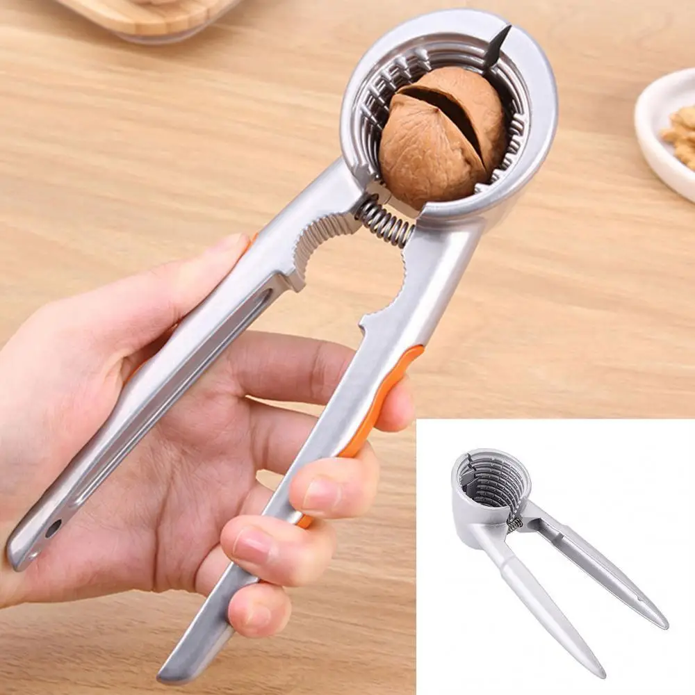 Creative Multifunction Nut Cracker Aluminum Alloy Opener Sheller Chestnut Walnut Clamp Household Pliers Kitchen Lazy Tool
Creative Multifunction Nut Cracker Aluminum Alloy Opener Sheller Chestnut Walnut Clamp Household Pliers Kitchen Lazy Tool